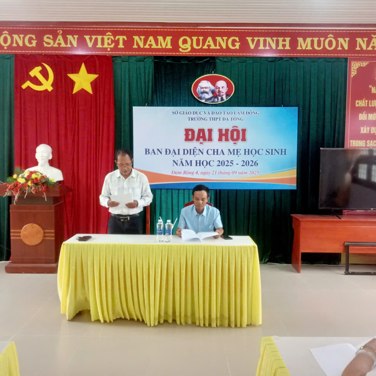 Trường THPT Đạ Tông tổ chức Đại hội Ban Đại diện Cha mẹ Học sinh năm học 2025 – 2026